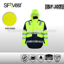 Hot New Products For 2015 Reflective Safety Workwear Reflective Fabric Reflective Jacket Silver